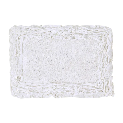 Better Trends Shaggy Border Mat Bath Rug