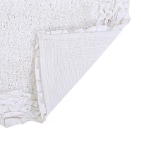 Better Trends Shaggy Border Mat Bath Contour Rug