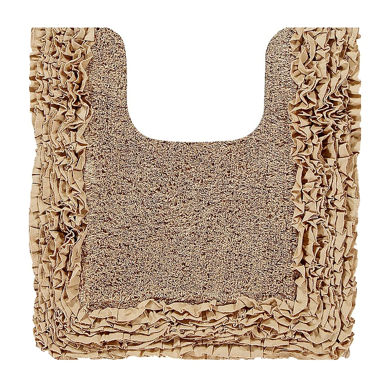 Better Trends Shaggy Border Mat Bath Contour Rug