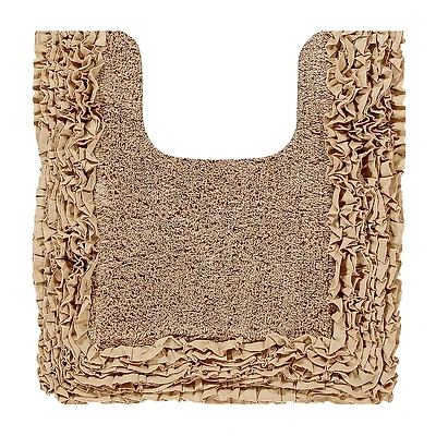 Better Trends Shaggy Border Mat Bath Contour Rug