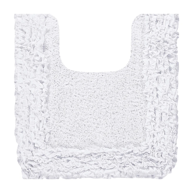 Better Trends Shaggy Border Mat Bath Contour Rug
