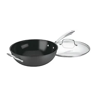 Cuisinart Green With Lid 12 Inch Hard Anodized Non-Stick 2-pc. Aluminum Wok