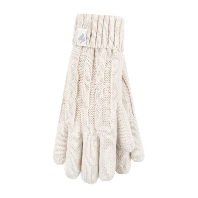 Heat Holders Womens Amelia Cable Knit Gloves