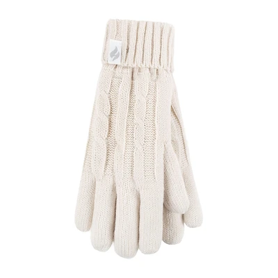 Heat Holders Womens Amelia Cable Knit Gloves