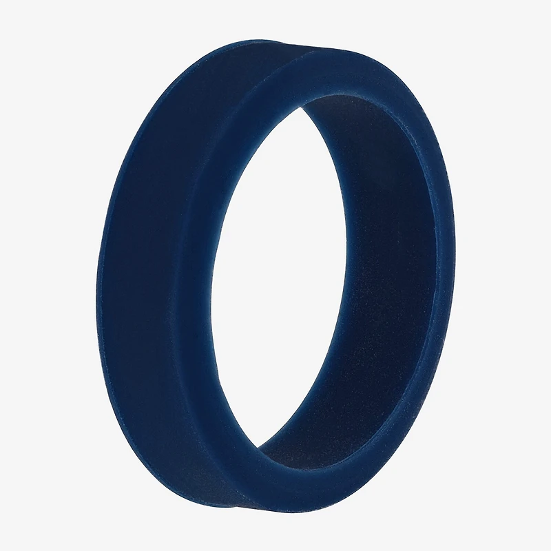 Mens 6MM Silicone Wedding Band
