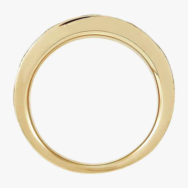Made Italy Womens 13MM 14K Gold Band