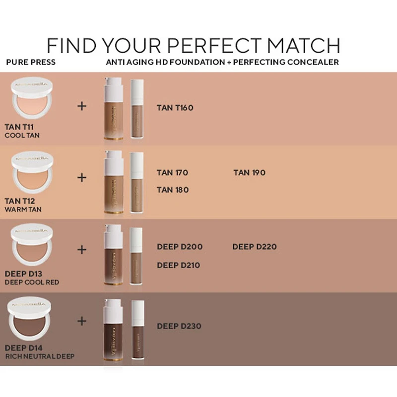 Mirabella Invincible For All Pure Press Powder Foundation
