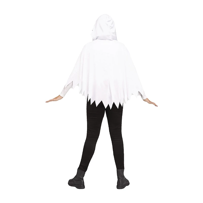 Womens Here For The Boos Only Poncho Costume