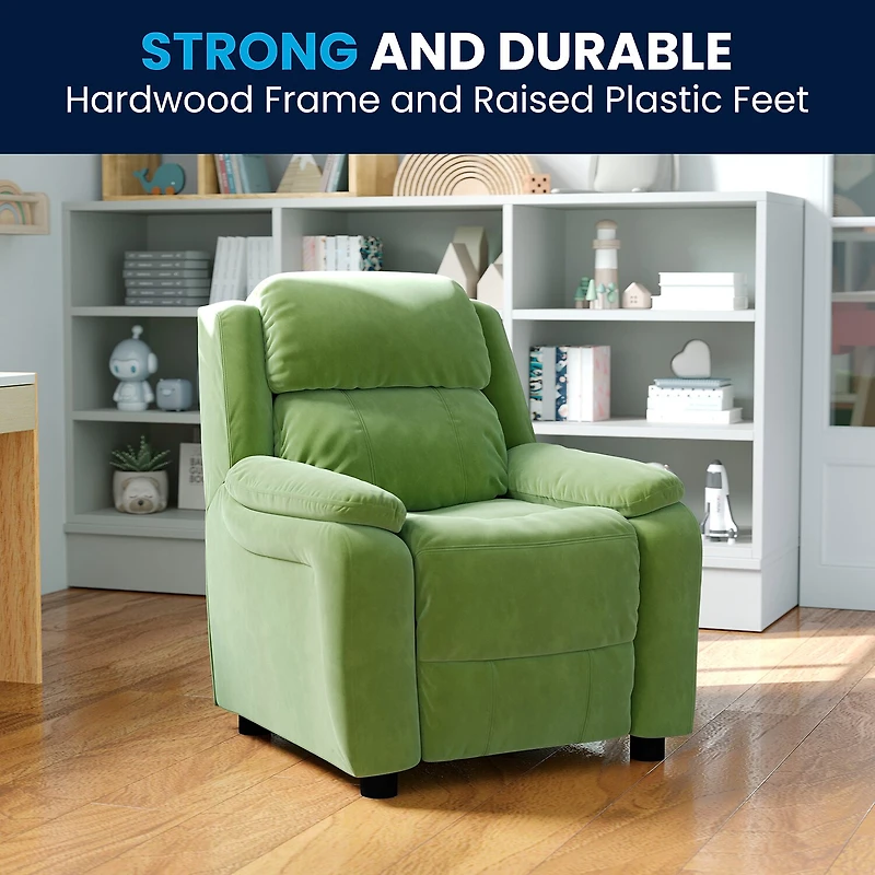 Charlie Padded Arm Recliner for Kids