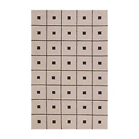 Martha Stewart Sofia Geometric Hand Tufted Indoor Rectangular Area Rug