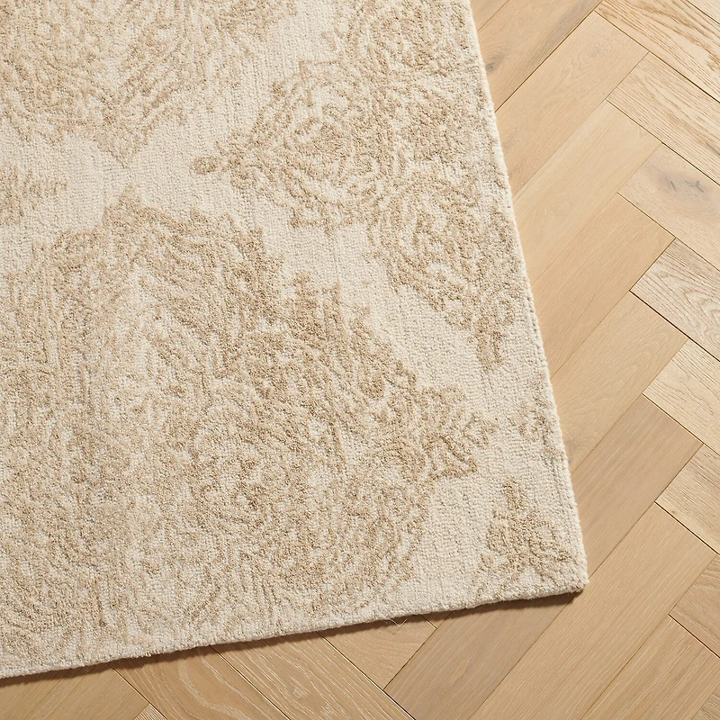 Martha Stewart Abel Floral Hand Tufted Indoor Rectangular Area Rug