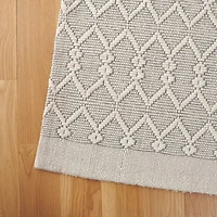 Martha Stewart Aria Bordered Loomed 6' X 6' Indoor Square Area Rug
