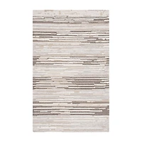 Martha Stewart Danica Stripe Hand Tufted Indoor Rectangular Area Rug