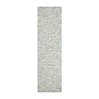 Martha Stewart Jada Floral Hand Tufted 27" X 96" Indoor Rectangular Runner