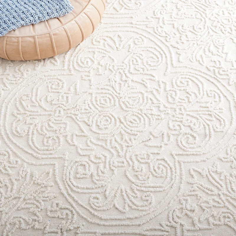 Martha Stewart Nora Medallion Hand Tufted Indoor Rectangular Area Rug