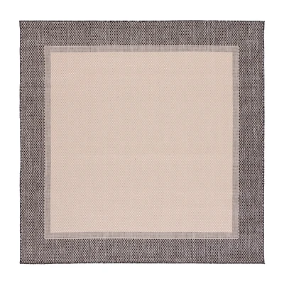 Martha Stewart Zia Bordered 6'7" X 6'7" Outdoor Square Area Rug