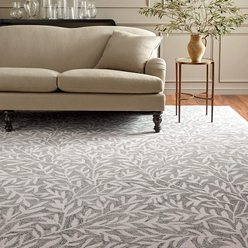 Martha Stewart Anna Floral Hand Tufted Indoor Rectangular Area Rug