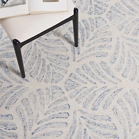 Martha Stewart Char Floral Hand Tufted 6' X Indoor Round Area Rug