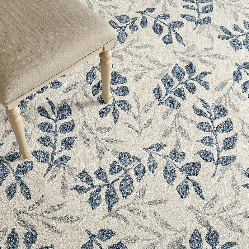 Martha Stewart Cora Floral Hand Tufted Indoor Rectangular Area Rug