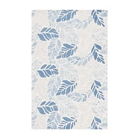 Martha Stewart Finn Floral Hand Tufted 36" X 60" Indoor Rectangular Accent Rug