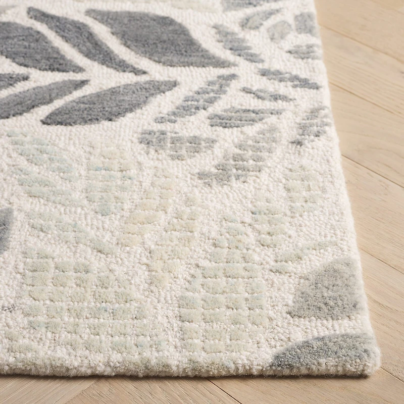 Martha Stewart Finn Floral Hand Tufted Indoor Rectangular Area Rug