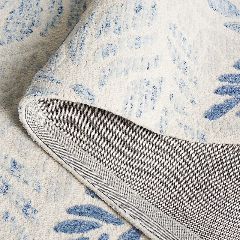 Martha Stewart Finn Floral Hand Tufted Indoor Rectangular Area Rug