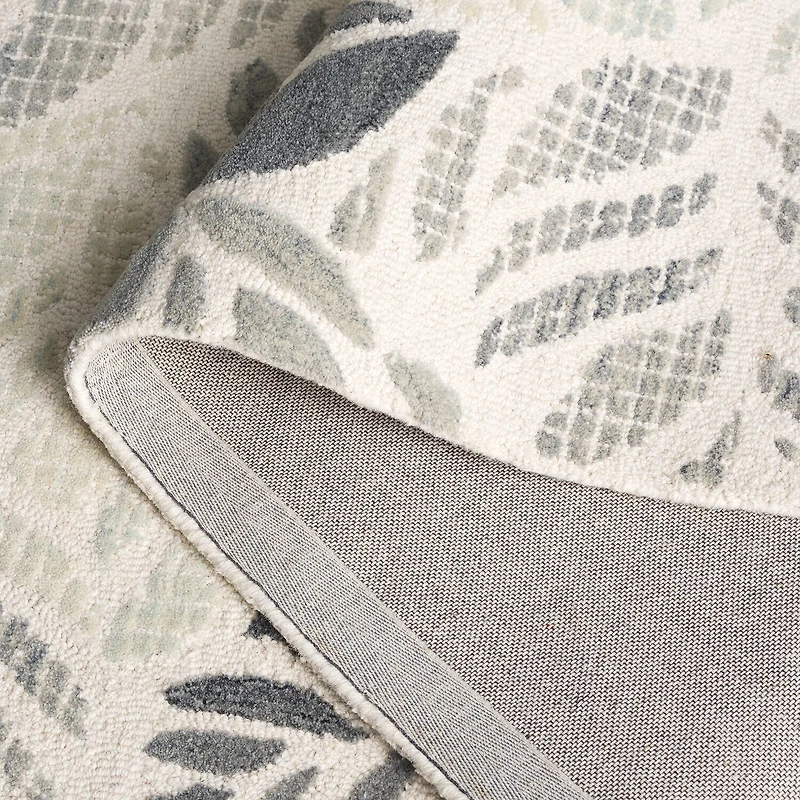 Martha Stewart Finn Floral Hand Tufted Indoor Rectangular Area Rug