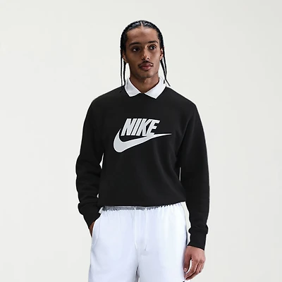 Nike Fleece Mens Crew Neck Long Sleeve Sweatshirt