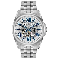 Bulova Sutton Mens Silver Tone Bracelet Watch 96a187