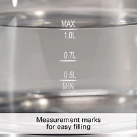 Hamilton Beach Compact Glass Kettle