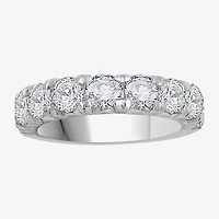 9-Stone (H-I / Si1) Womens 5MM 2 3/4 CT. T.W. Lab Grown White Diamond 14K Gold Anniversary Wedding Band