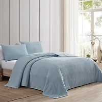 Beatrice Home Fashions Channel Chenille Bedspread