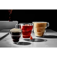 Joyjolt Pila Double Walled Glass Tea - 10 Oz - Set Of 2 Coffee Mug