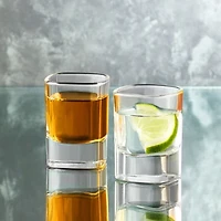 Joyjolt City Heavy Base - 2 Oz - Set Of 12 Shot Glass