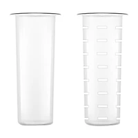 Joyjolt Glass Drink With Spigot; Ice Infuser; & Fruit Infuser - 1 Gallon Beverage Dispenser