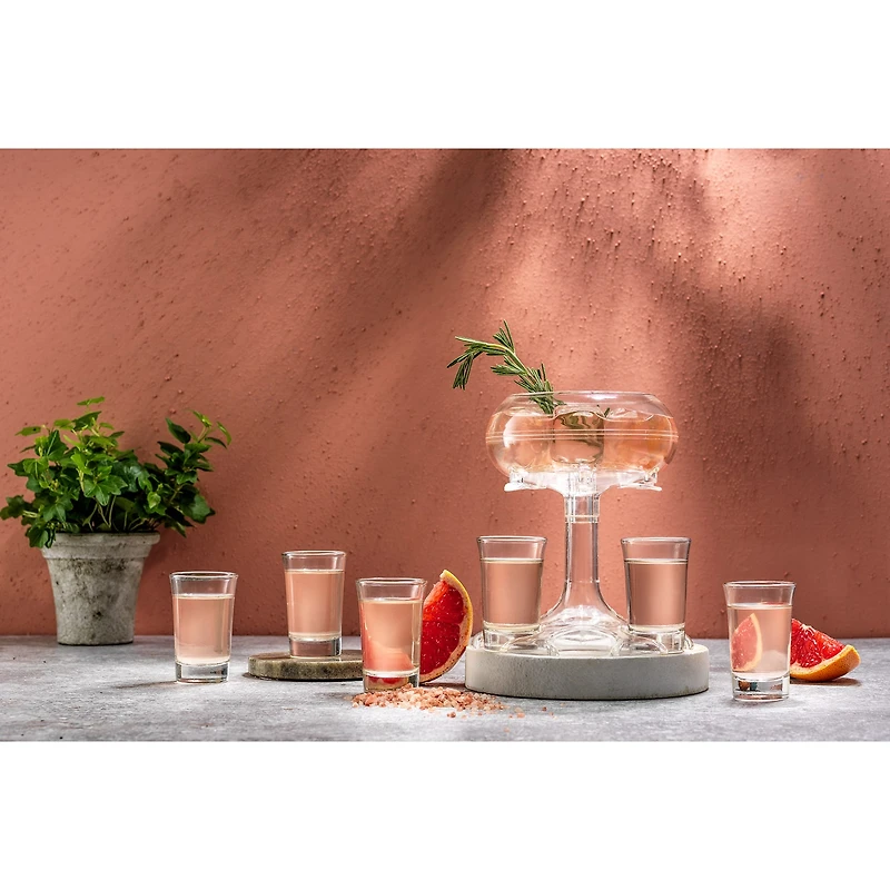 Joyjolt Shot 6 Glass Beverage Dispenser