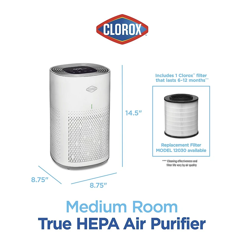 Clorox Medium Room Air Purifier