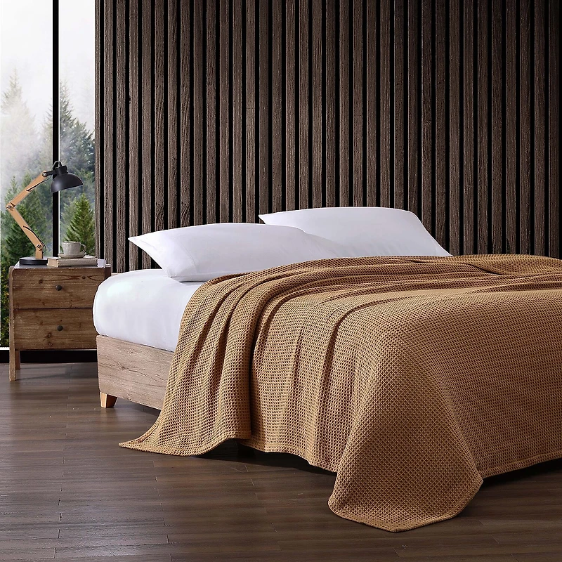 Eddie Bauer Solid 100% Cotton Blanket