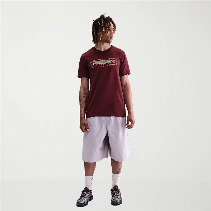 Nike Just Do It Mens Crew Neck Short Sleeve Regular Fit Graphic T-Shirt