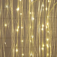 Nearly Natural 7 Foot Pre-Lit Willow Christmas Tree