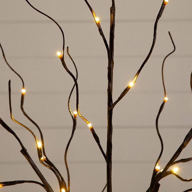 Nearly Natural 6 Foot Pre-Lit Birch Christmas Tree