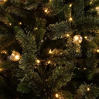 Nearly Natural 7 1/2 Foot Pre-Lit Pine Christmas Tree