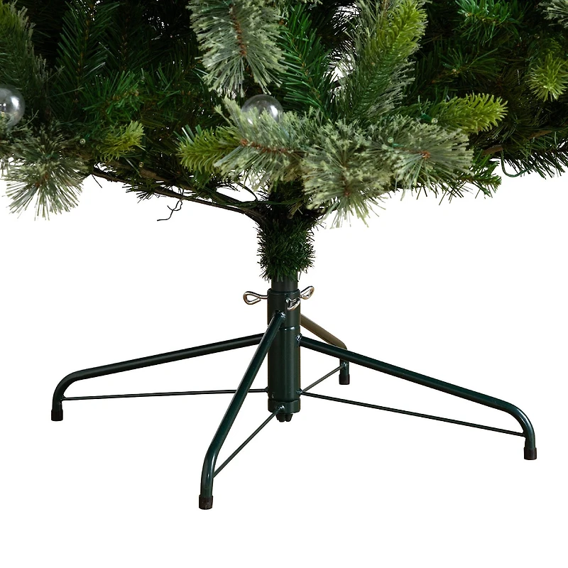 Nearly Natural 7 1/2 Foot Pre-Lit Pine Christmas Tree