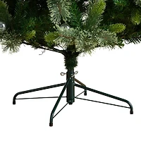 Nearly Natural 7 1/2 Foot Pre-Lit Pine Christmas Tree