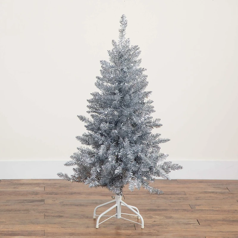 Nearly Natural Foot Pre-Lit Pine Christmas Tree