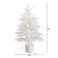 Nearly Natural 4 Foot Pine Christmas Tree