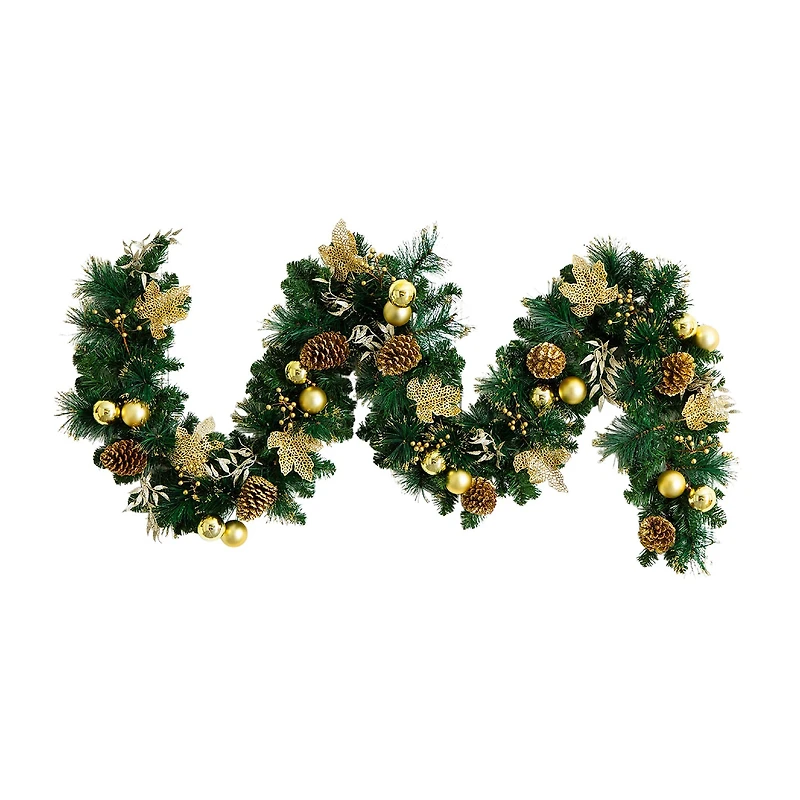 Nearly Natural Pre-Lit Wreath