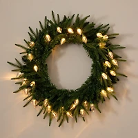 Nearly Natural Pre-Lit Wreath