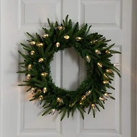 Nearly Natural Pre-Lit Wreath