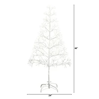 Nearly Natural 4 Foot Pre-Lit Christmas Tree